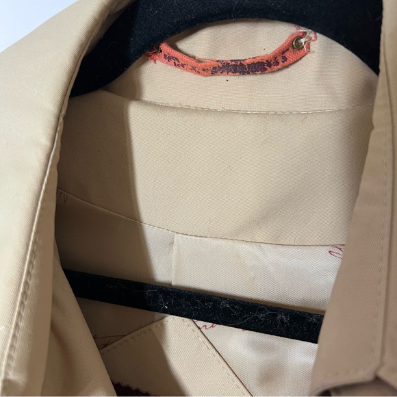 Etienne Aigner Vintage Womens Trench Coat Rain Jacket Double Breasted Belted 16 - Picture 4 of 16